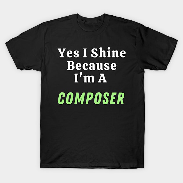 composer T-Shirt by Mdath